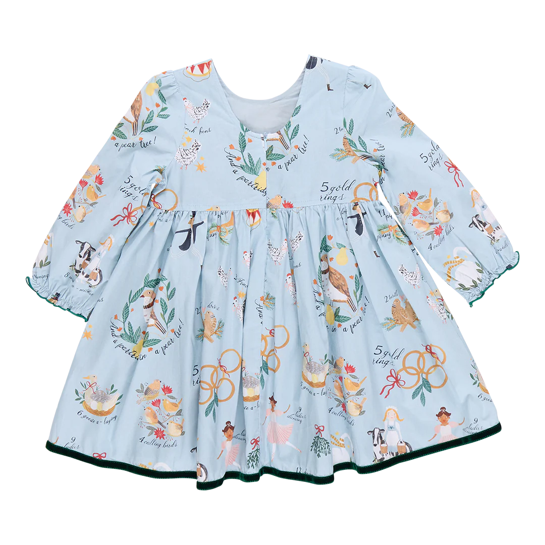 Girl's Amma Dress 12 Days of Christmas