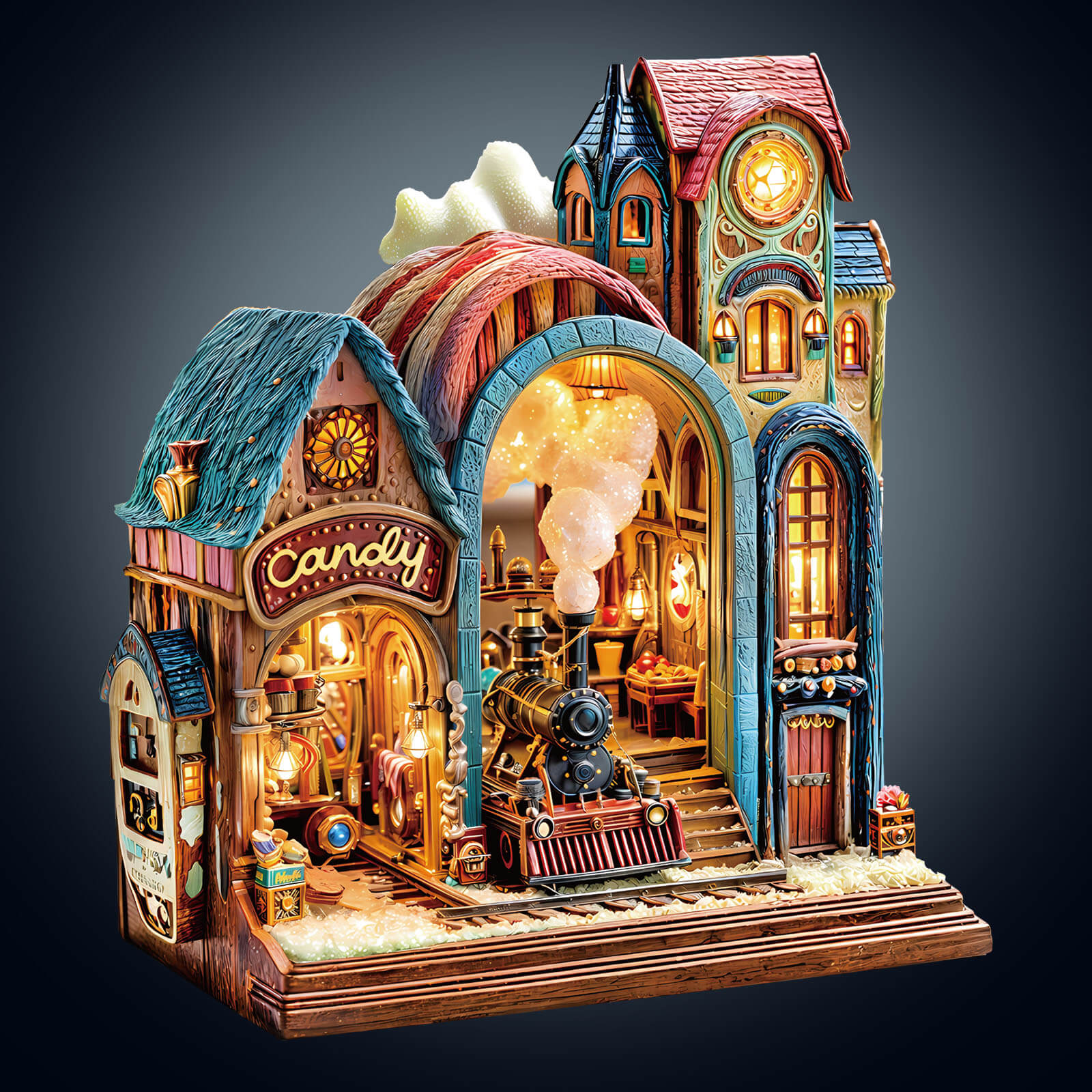 Candy Platform Wooden Jigsaw Puzzle