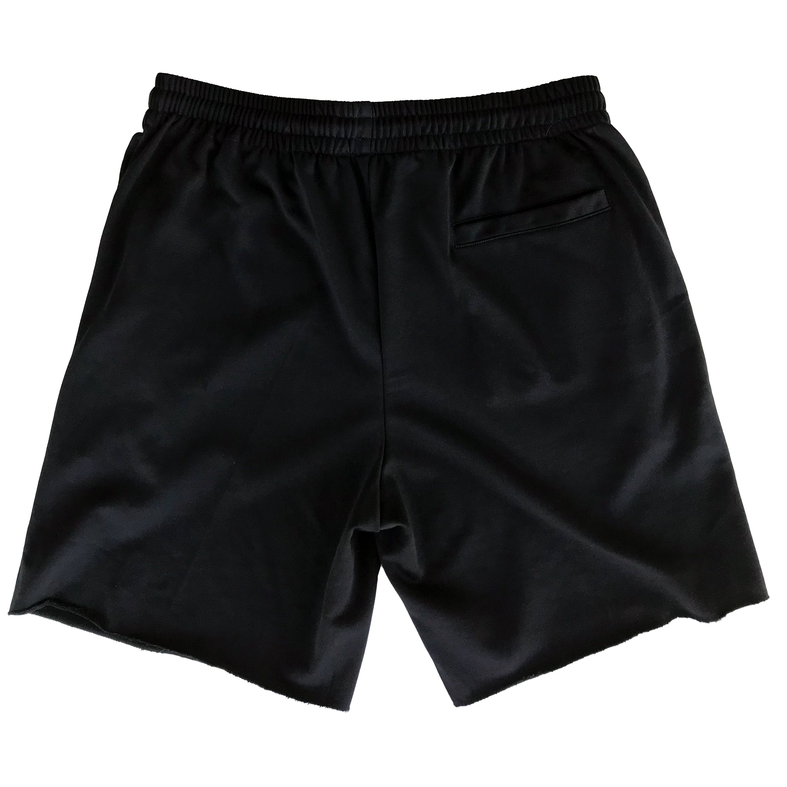 RELAXED CUT FIGHTER'S CLUB SHORTS - BLACK