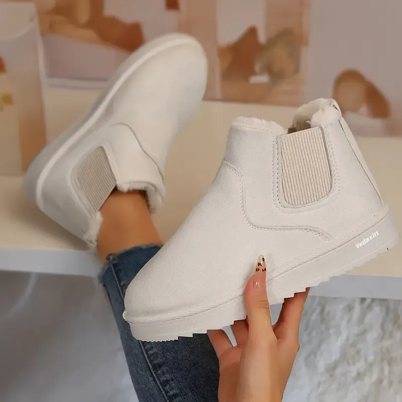 Women's Thick Soled Winter Snow Boots