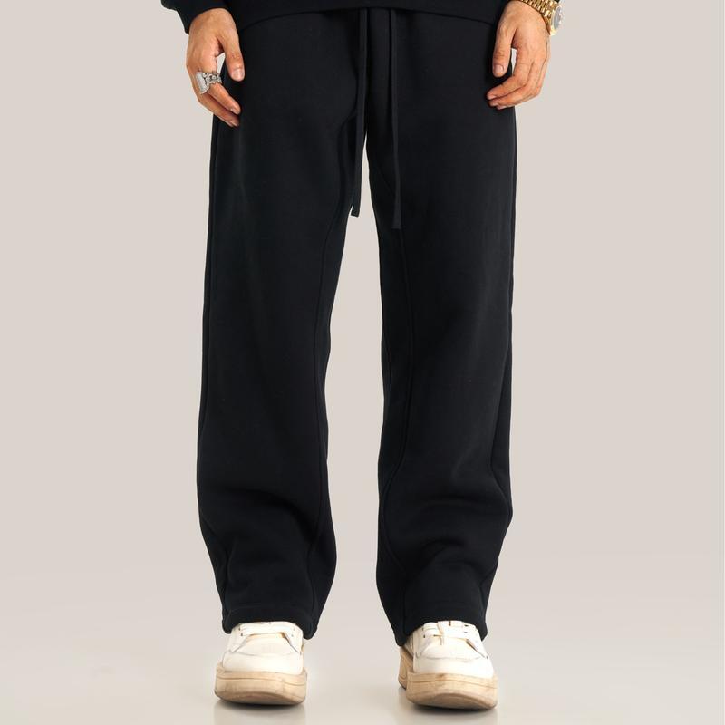600GSM Baggy Fleece Sweatpants – Unisex Retro Streetwear