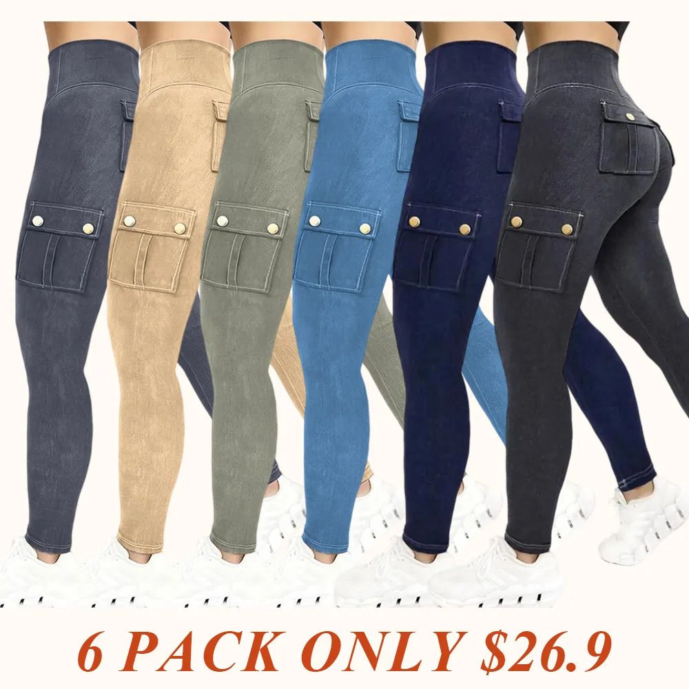 Women's Printed High-Waisted Skinny Pants