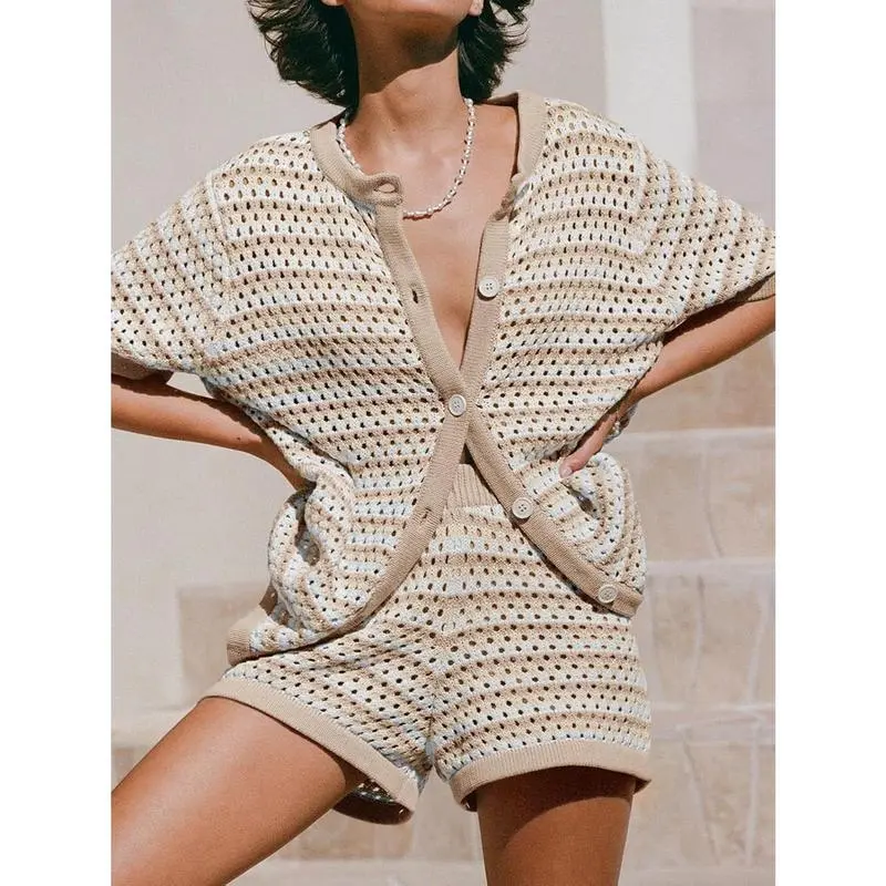 Womens Crochet Swimsuit Coverup