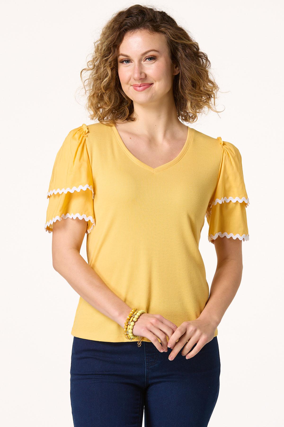 Ribbed Ric Rac Top