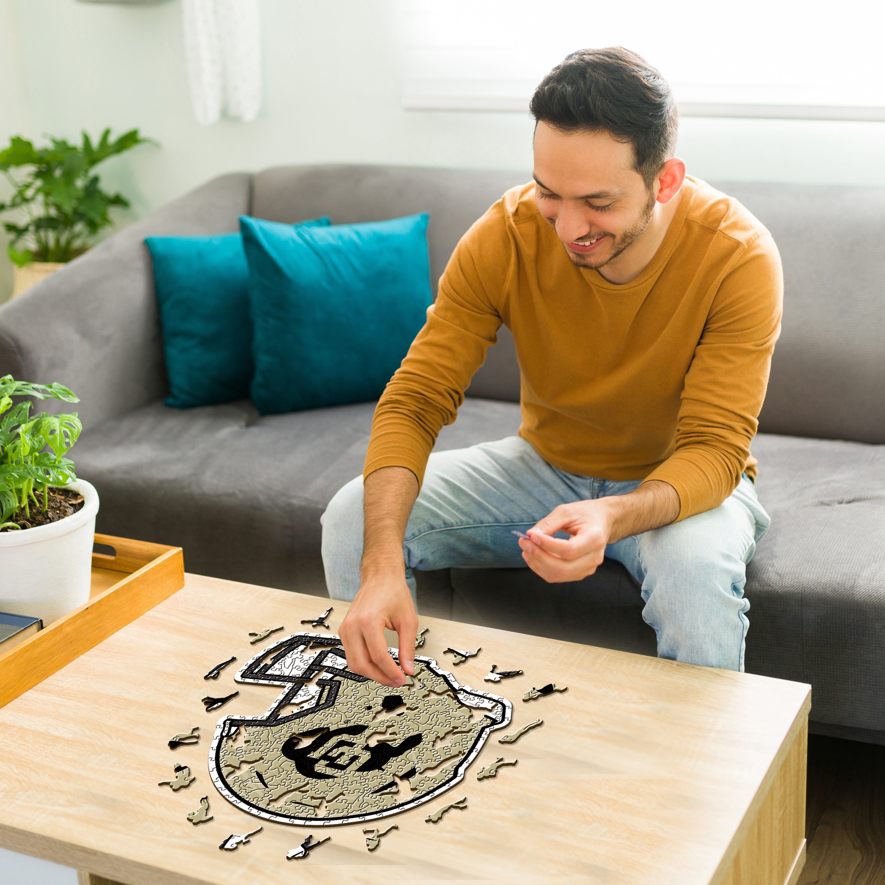University of Colorado Helmet - Wooden Puzzle