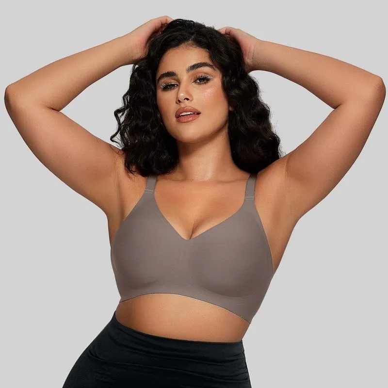 Women Comfortable Push Up Bras Wireless Seamless Full Coverage Bra