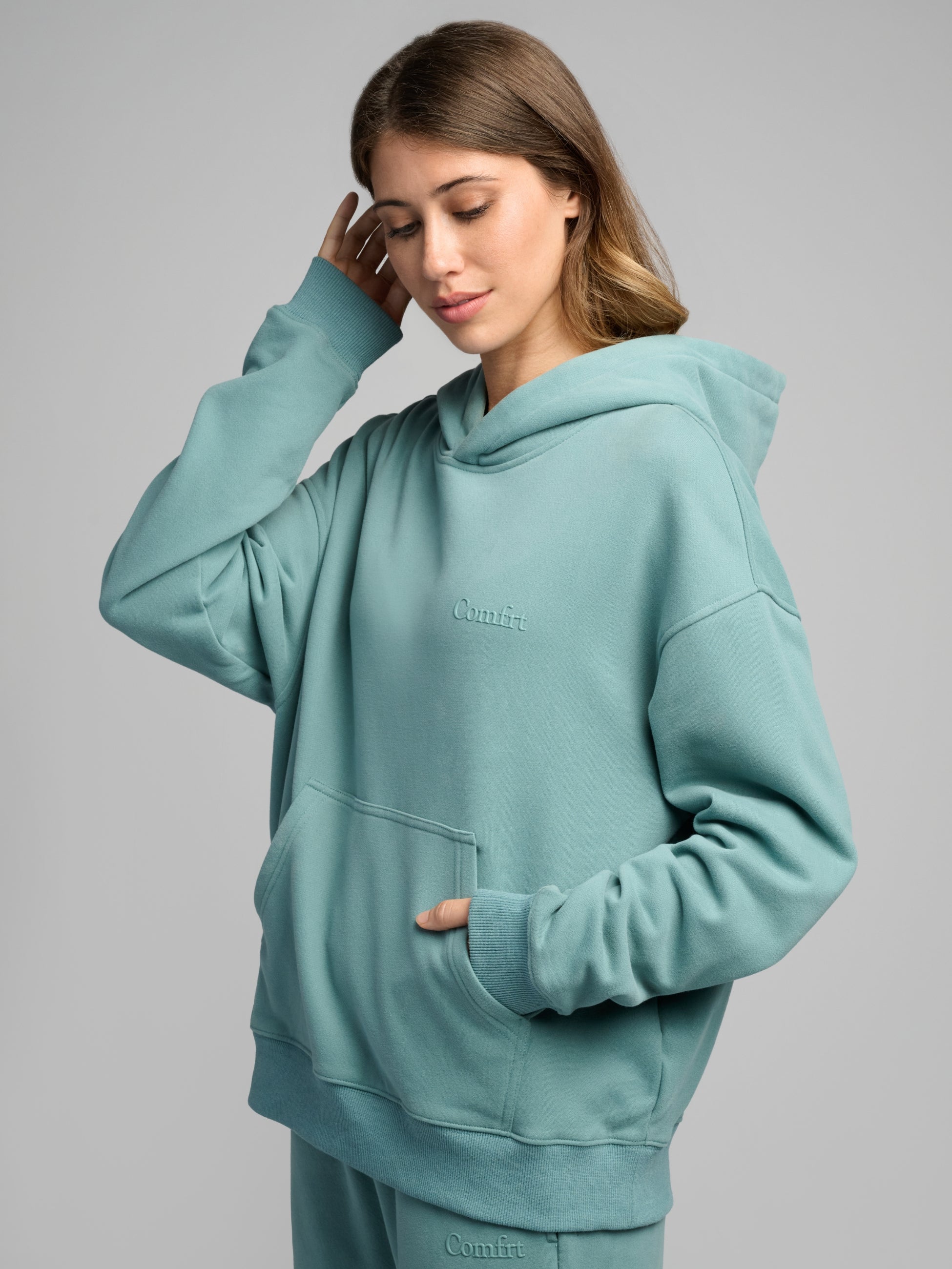 Halo Lightweight Crop Hoodie