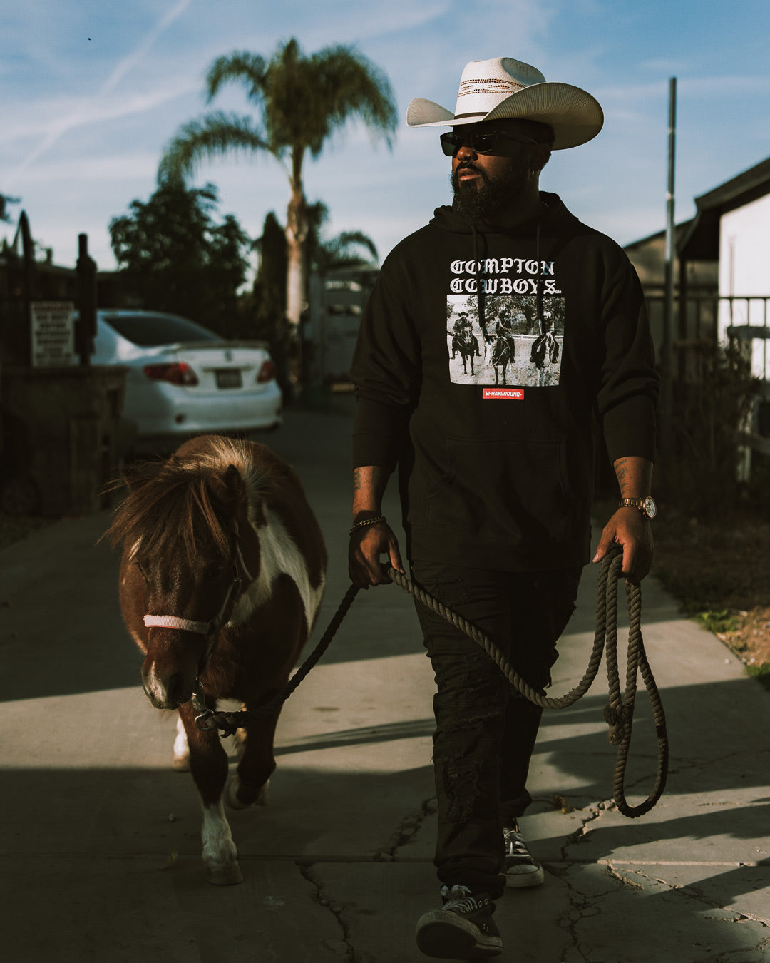 COMPTON COWBOYS CITY RIDERS HOODY