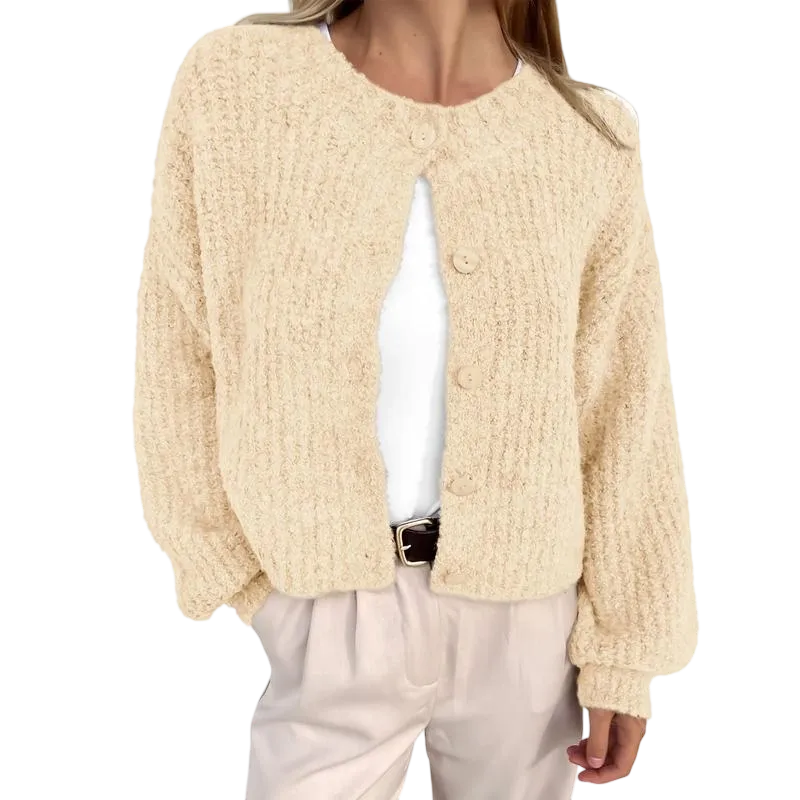 Women's Chunky Knit Fall Cardigan Winter Long Sleeve Button Down