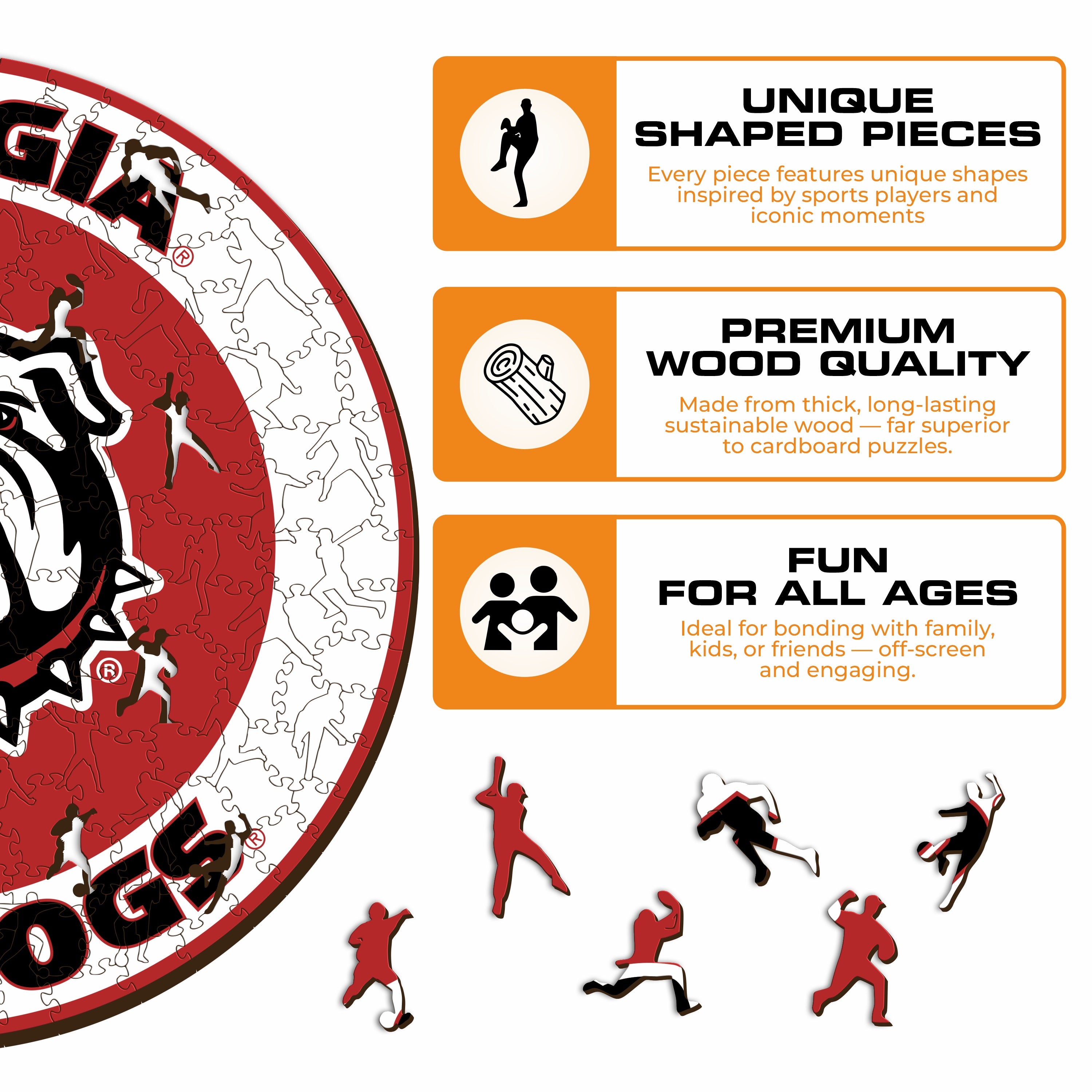 University of Georgia - Wooden Puzzle