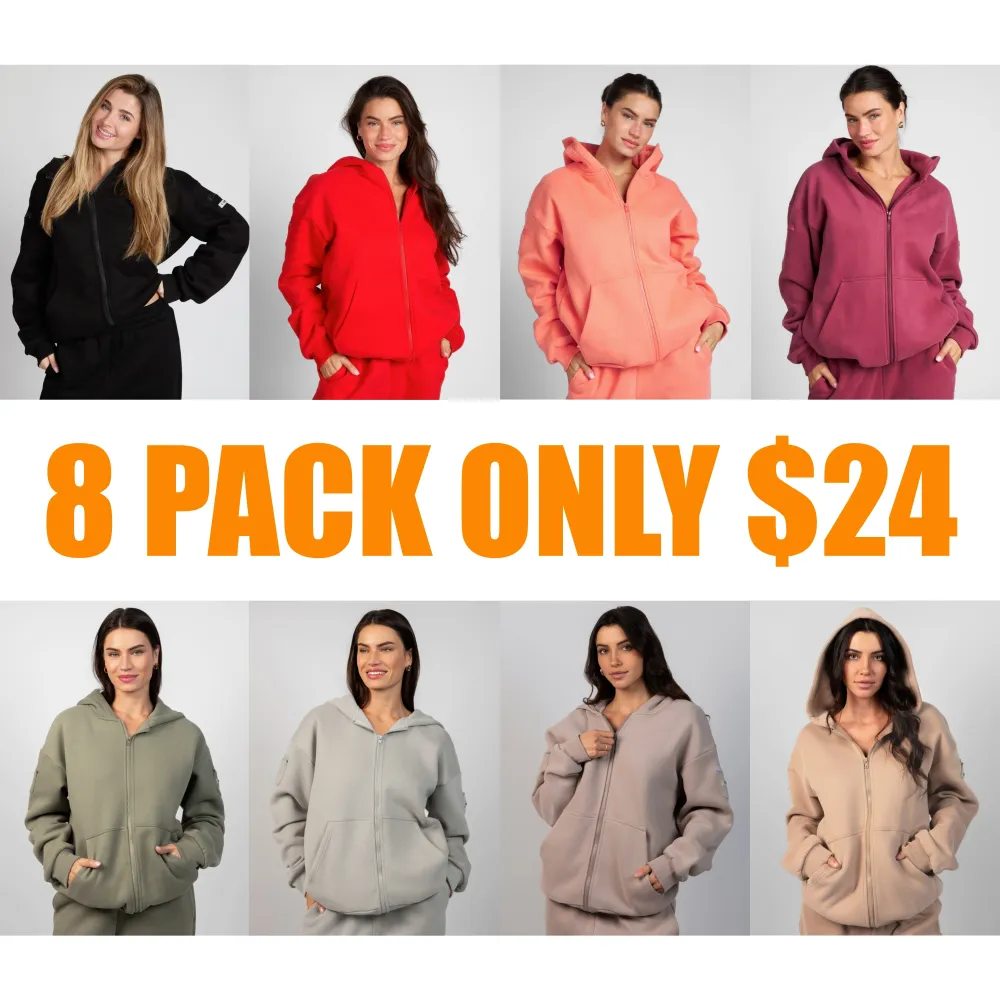 Travel Essentials Zip Hoodie