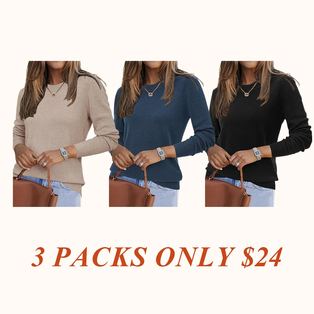 Women Fashion Wool Blend Sweater