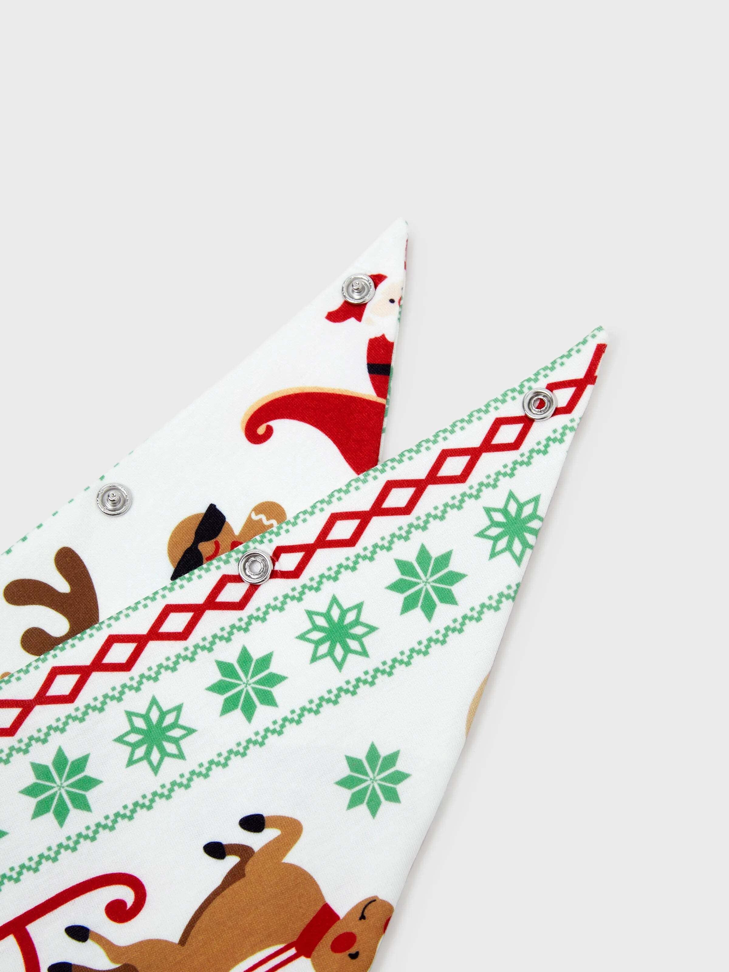 Christmas Onesies Matching Family Pajamas Set Reindeer Print Long-sleeve PJS with Christmas Socks Red