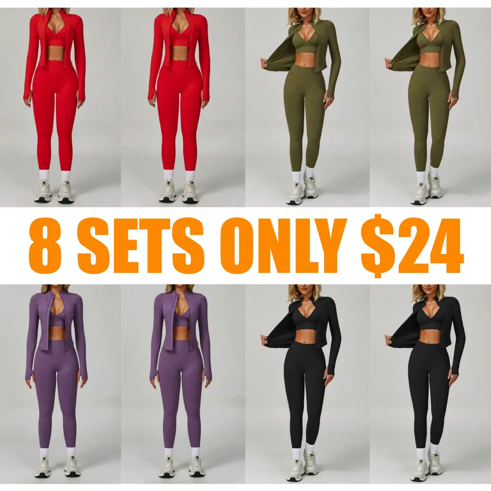 Women's Sporty Three-Piece Set