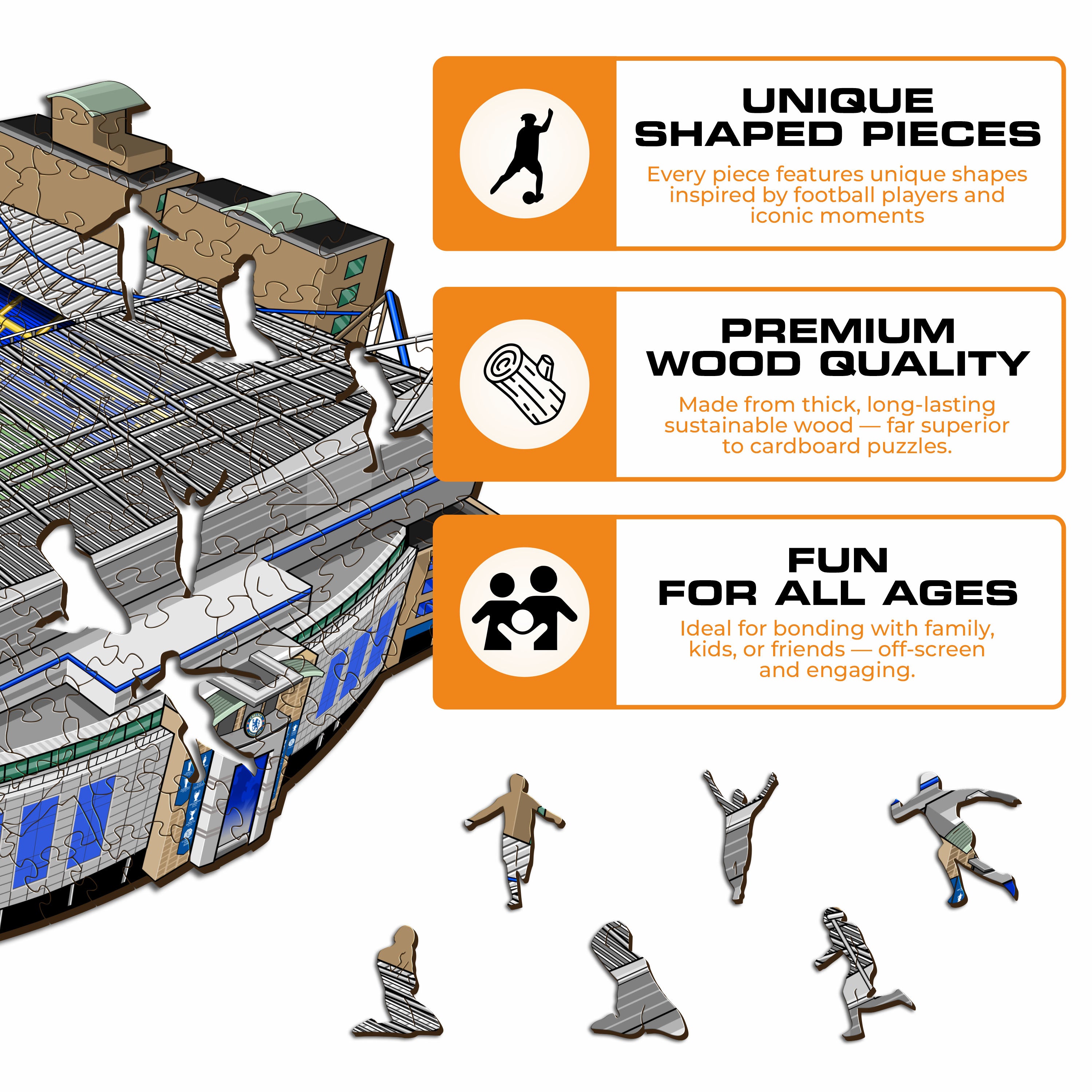 Chelsea FC® Stamford Bridge - Wooden Puzzle