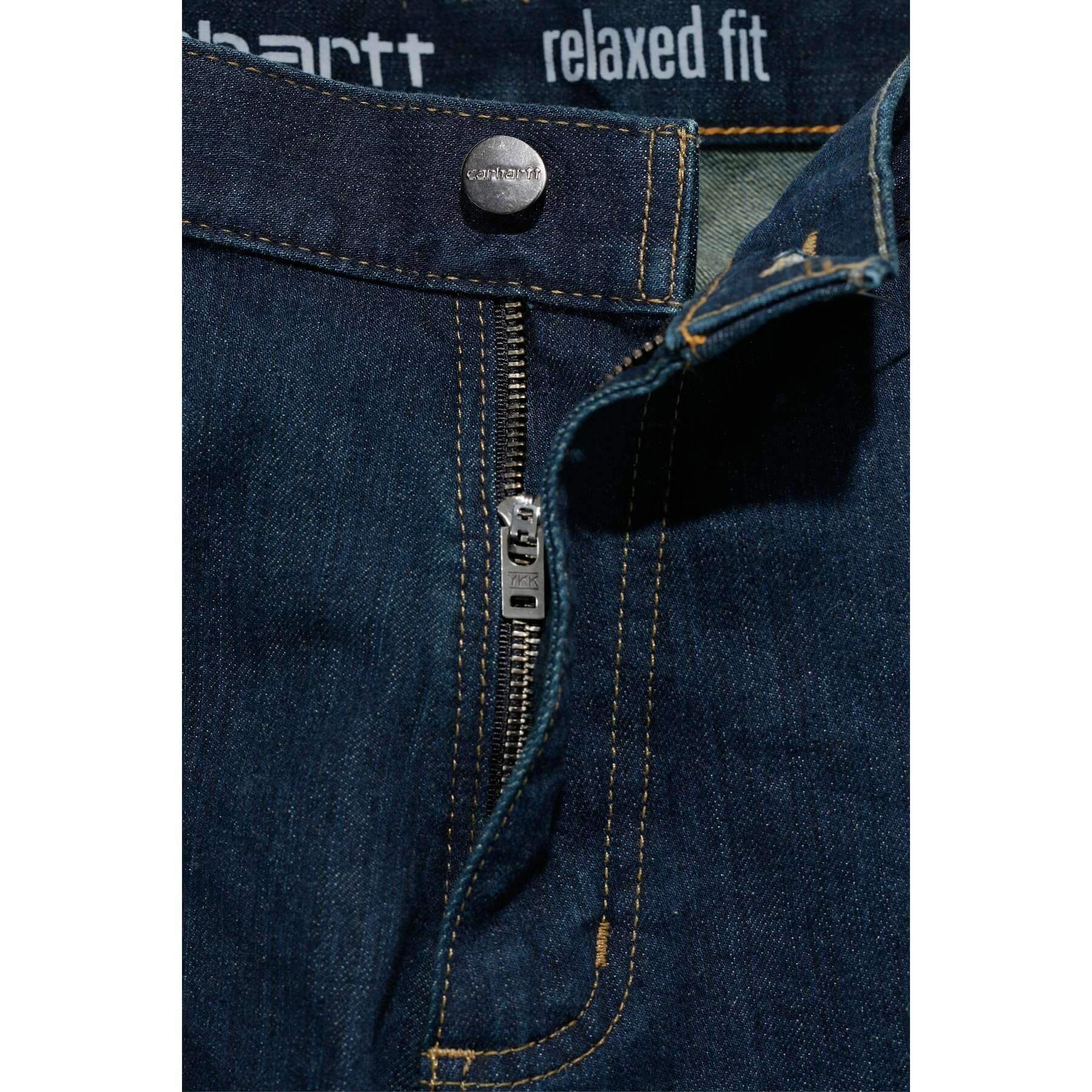 CHT Relaxed Fit Straight Leg Double Front Utility Jeans 103329
