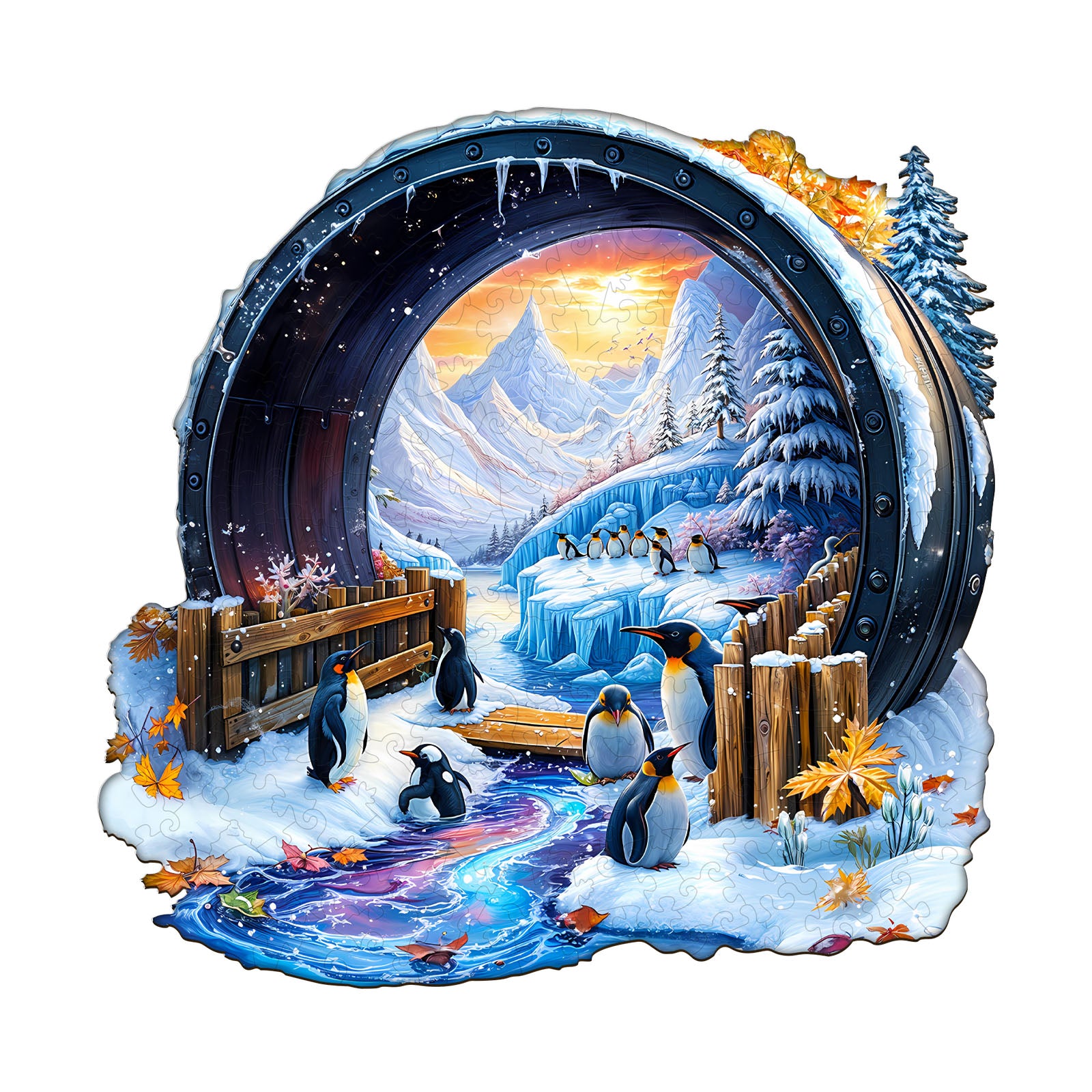 Winter Fairy Tale  Wooden Jigsaw Puzzle