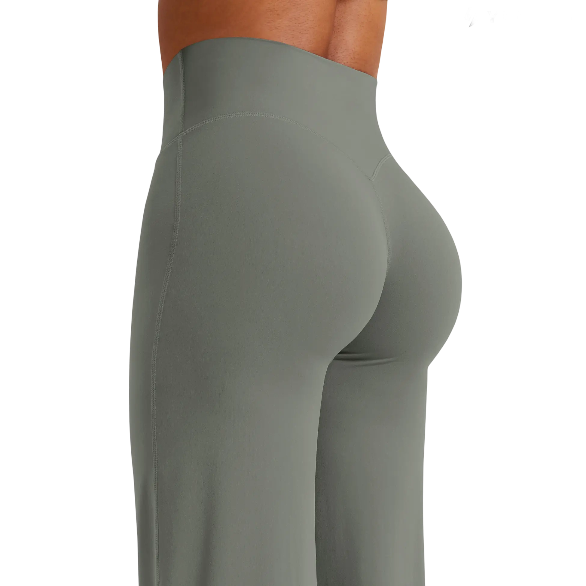 Leggings High-Waist Straight-Leg No Front Seam Buttery Soft Gym Yoga Pants