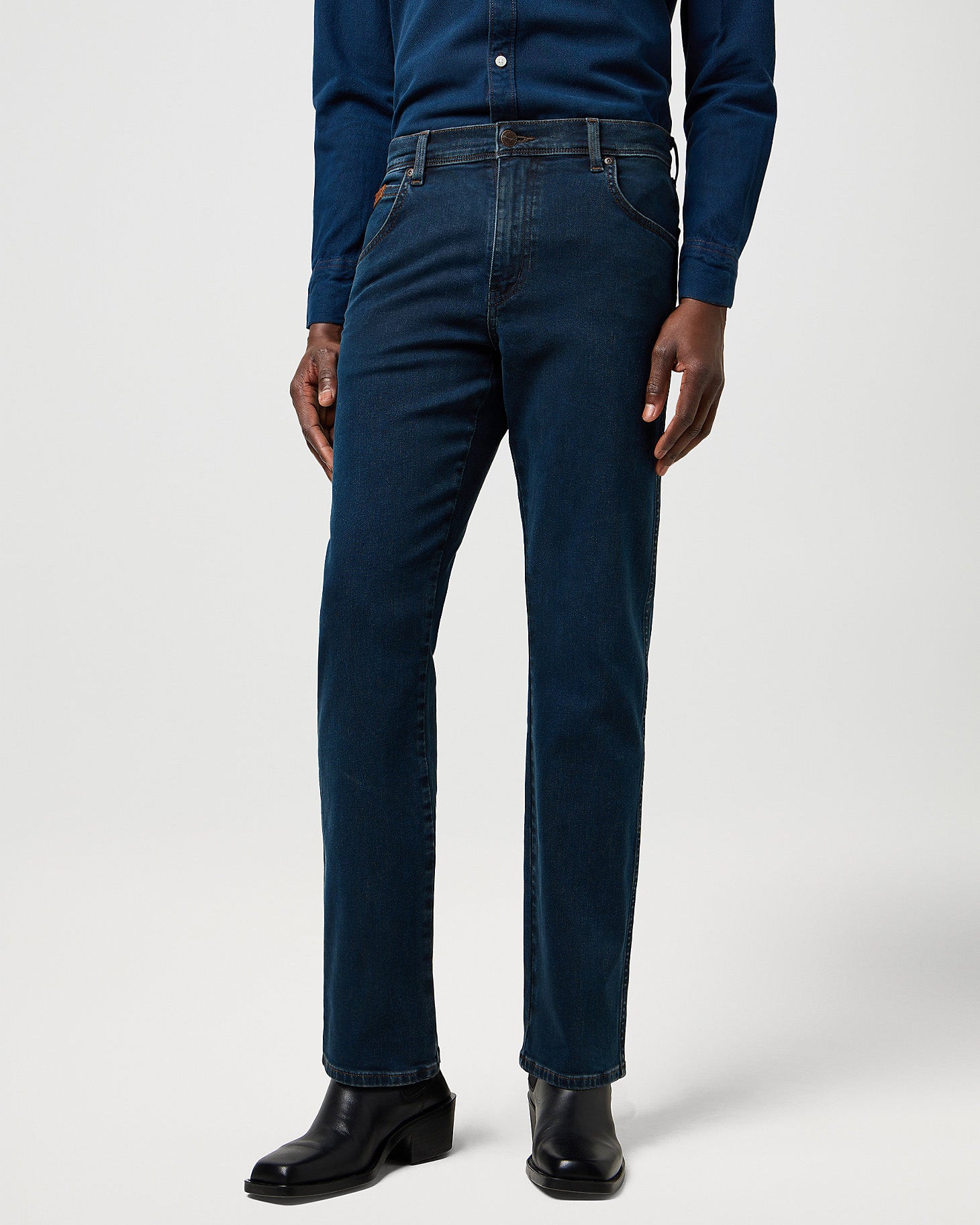 Texas Stretch Authentic Straight Mens Jeans - Blue Oxide