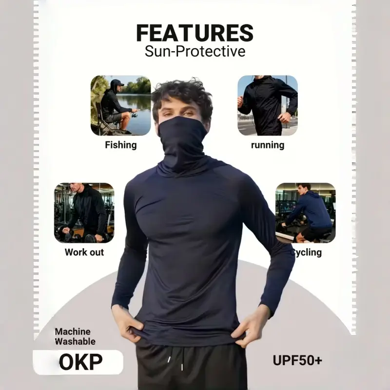 Men's Casual Hooded Pullover Set