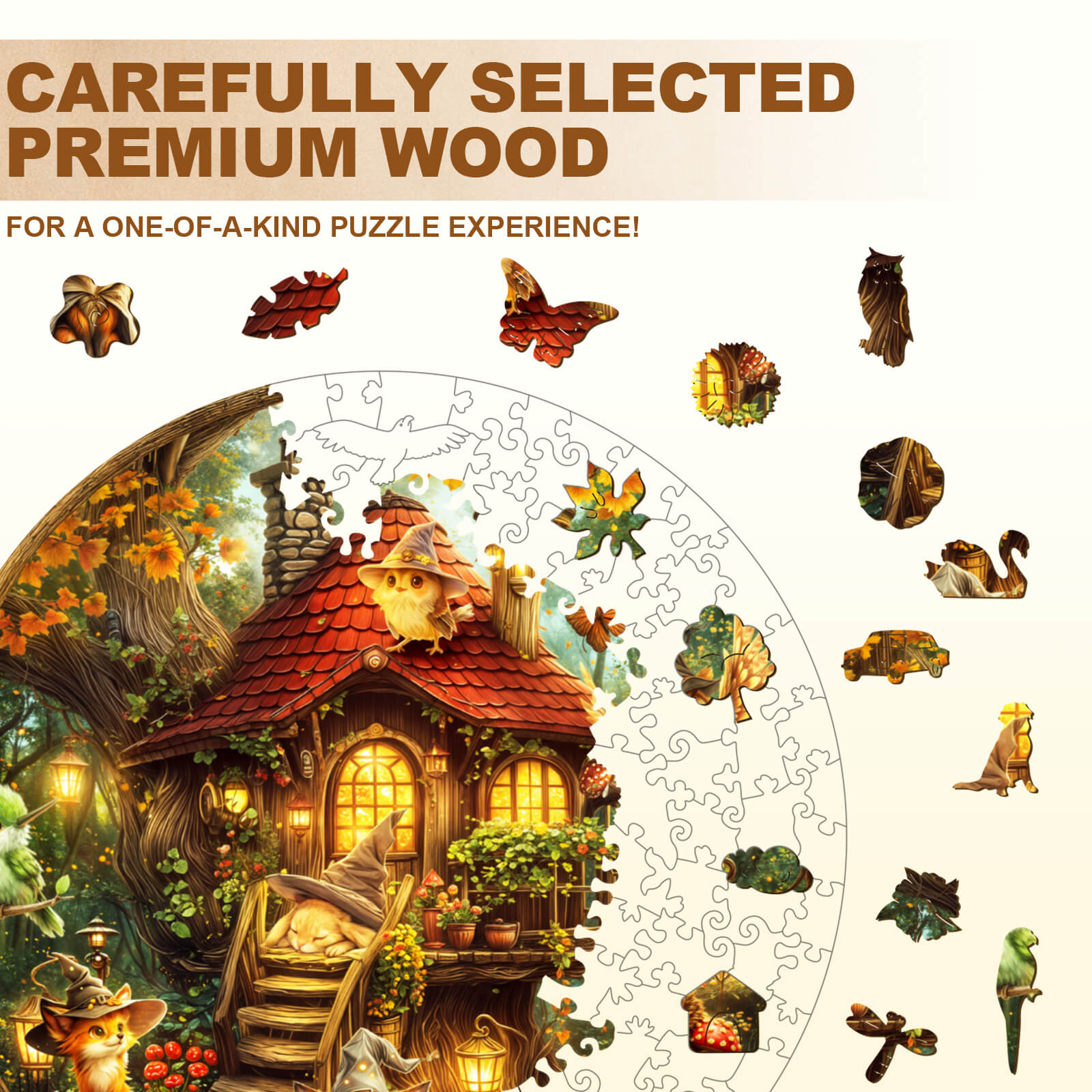 Magic forest Story Wooden Jigsaw Puzzle