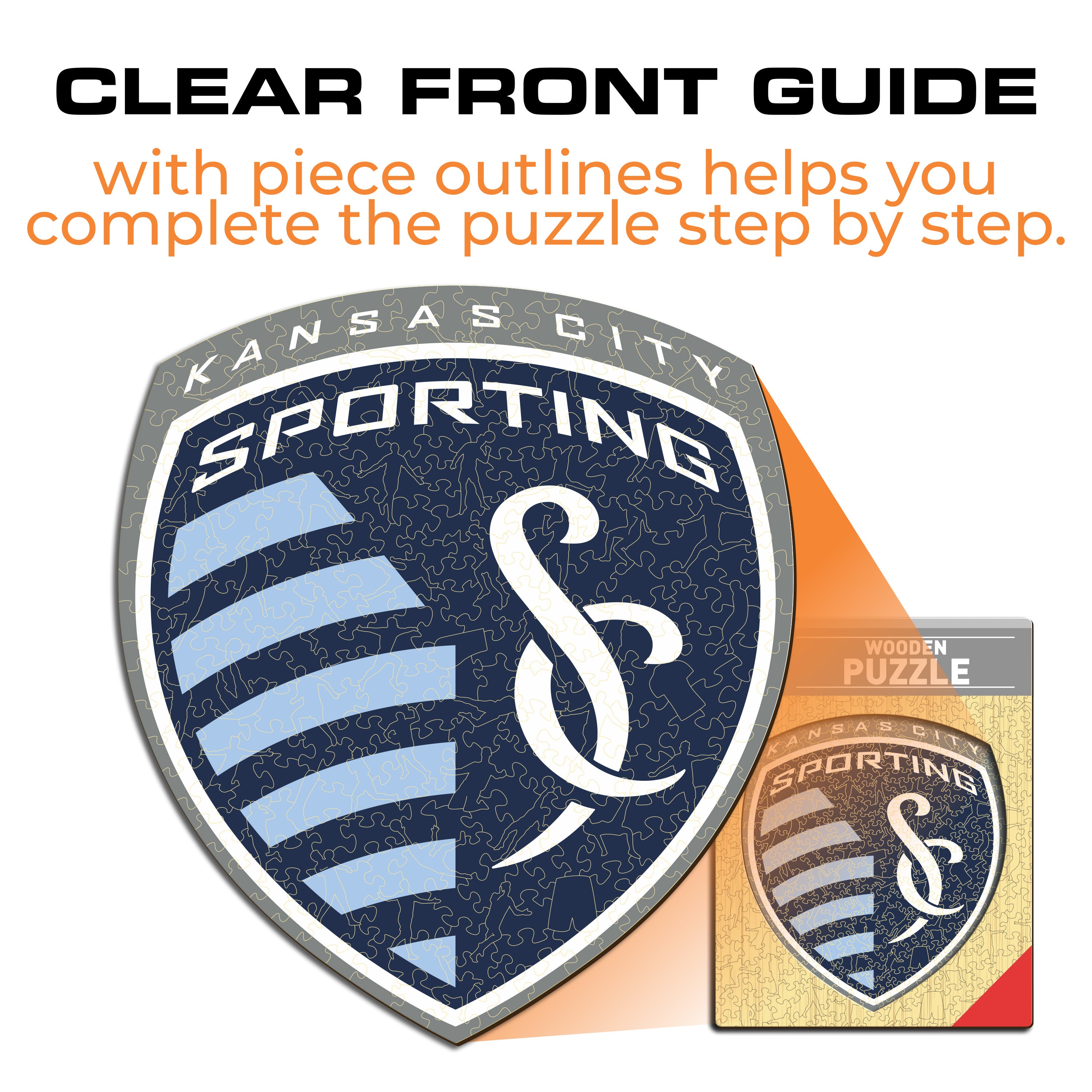 Sporting Kansas City® Logo - Wooden Puzzle