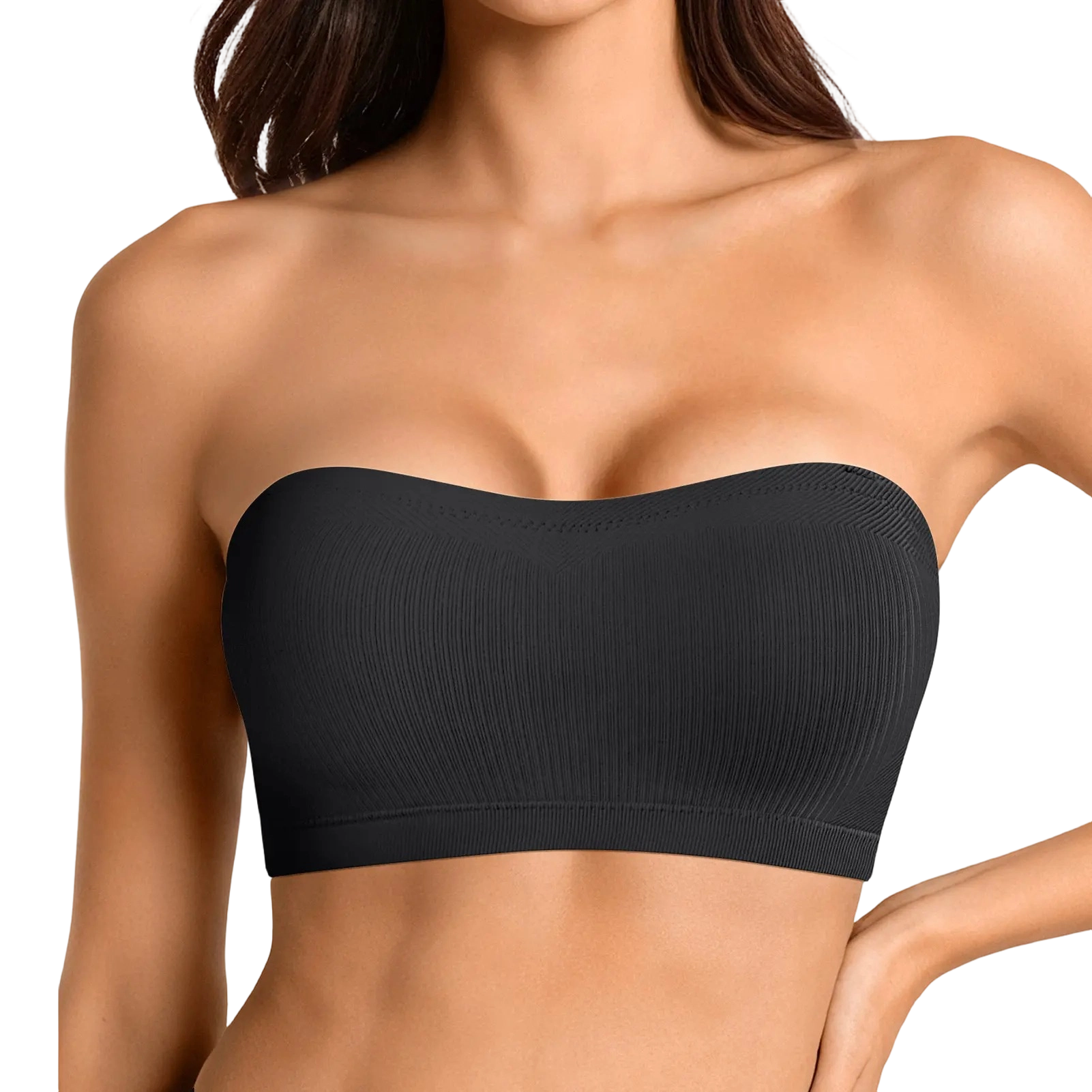 Stay Put Bandeau Bra, Wireless Seamless Comfort Day