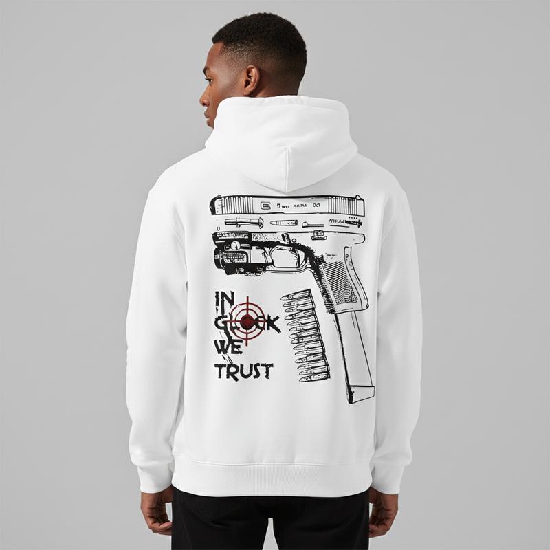 Unisex “In We Trust” Graphic Pullover Hoodie