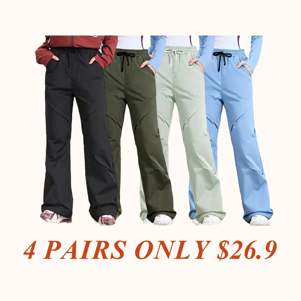 Women's Winter Ski Pants Waterproof Windproof Hiking Trousers with Fleece Lining and Graphene Heated Pad