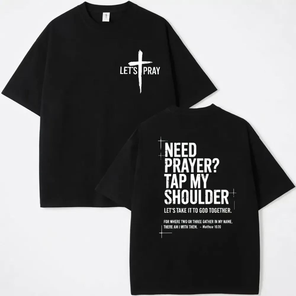 ⛪✝️ Easter 2026  Need Prayer Hoodie - Tap My Shoulder Let's Pray Christian Faith Top