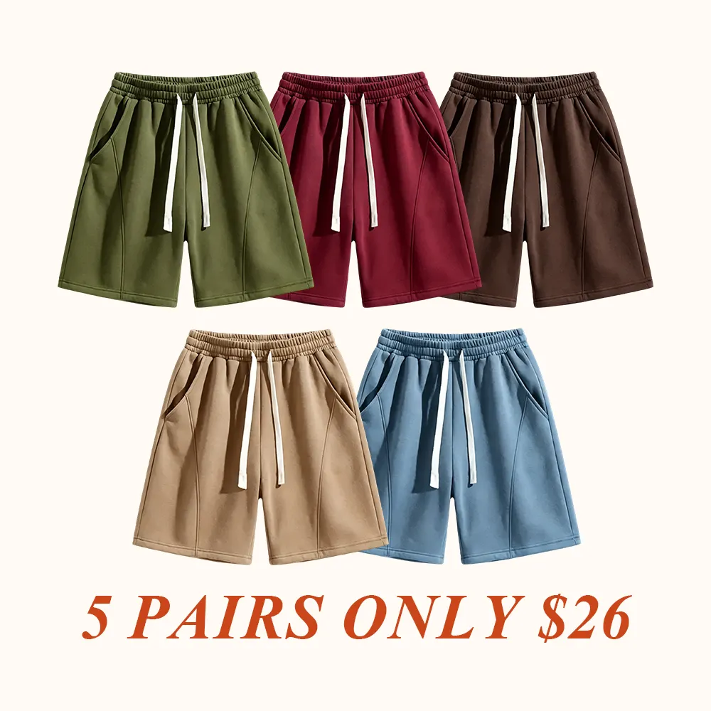 Men's Solid Pocket Waist Shorts, Lightweight Breathable Shorts, Casual Breathable Comfortable Shorts for Running Gym Workout