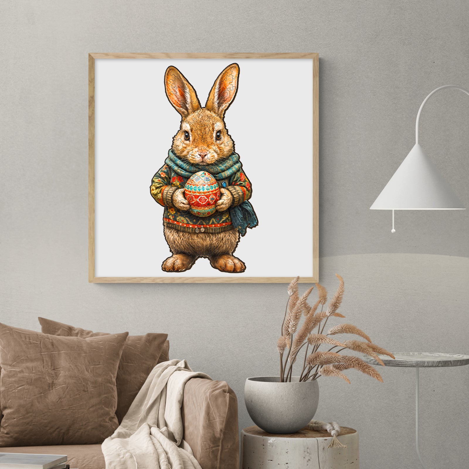 Easter Bunny-2 Wooden Jigsaw Puzzle