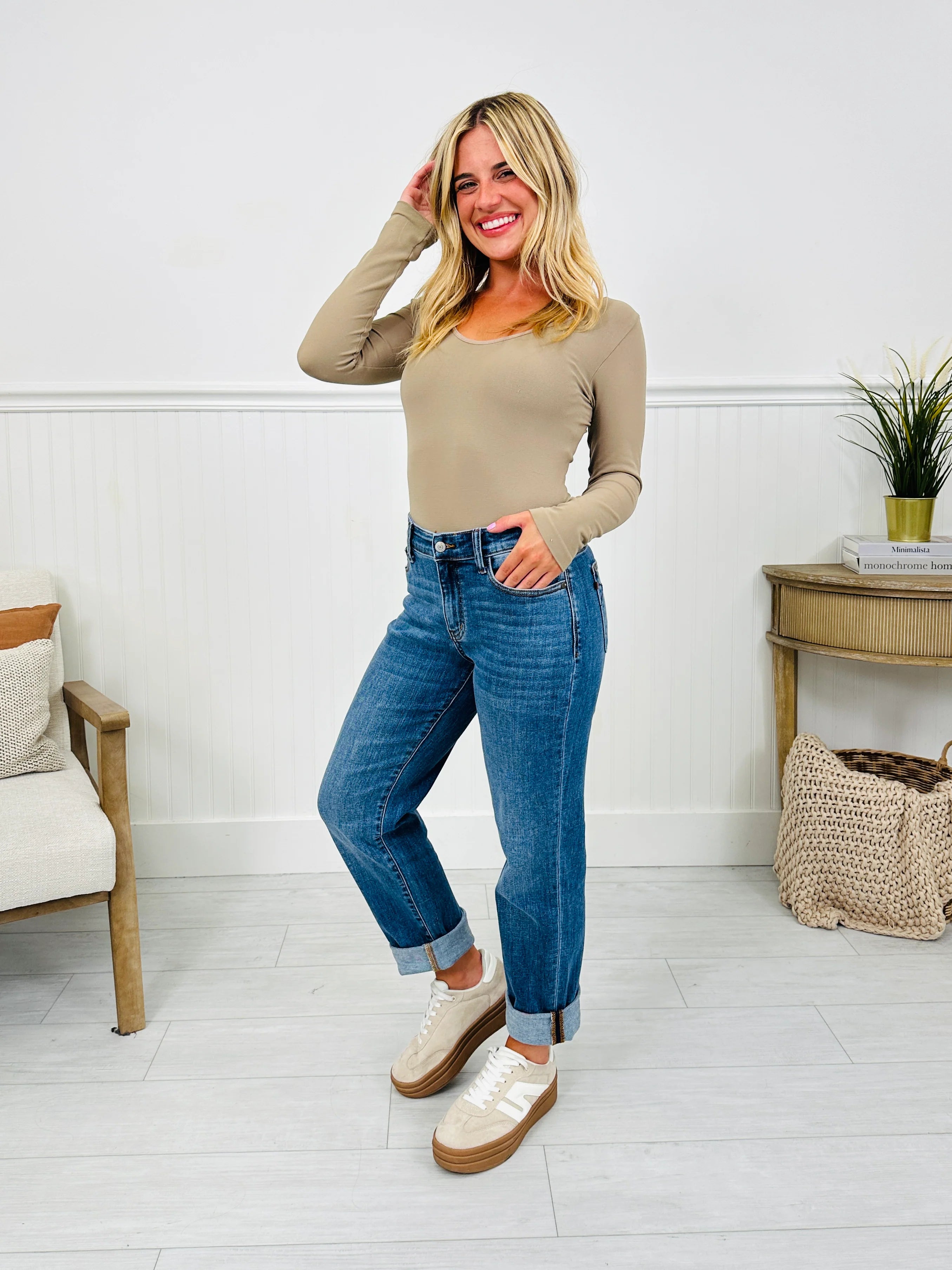 Judy Blue Through It All Boyfriend Jeans