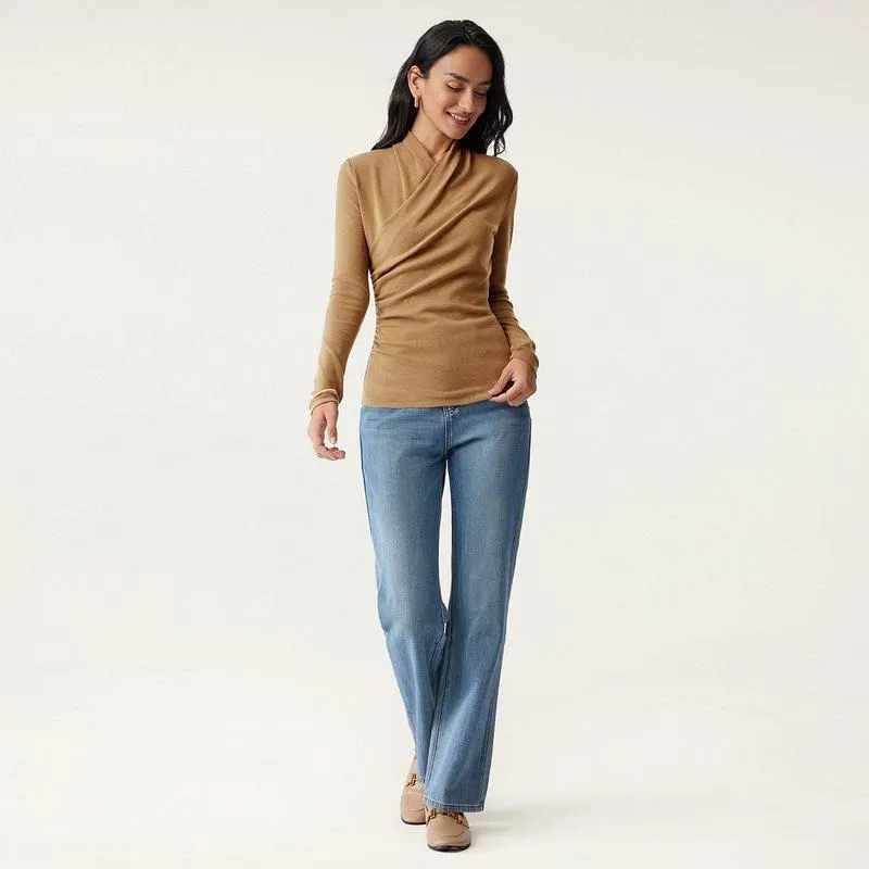 Long Sleeve Top Casual Korean Minimalist