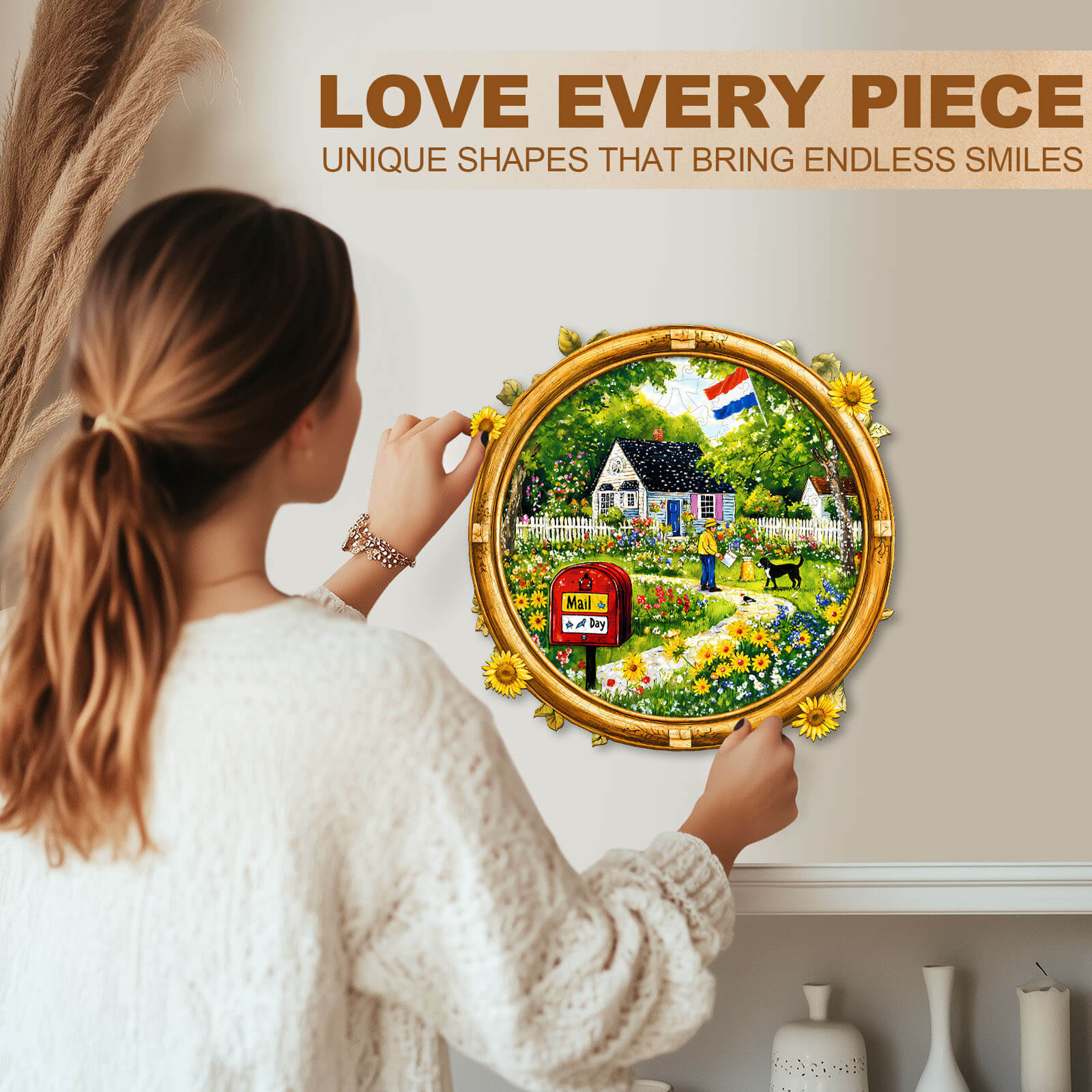 Mail Day Wooden Jigsaw Puzzle