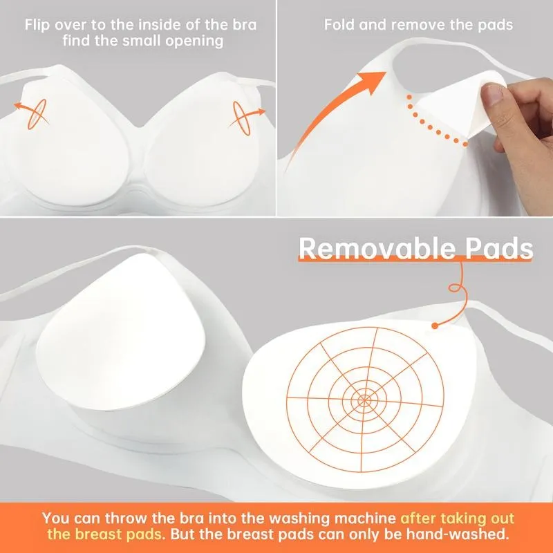 Womens Seamless Bra No Underwire Comfort Push Up Bras Buttery Soft Wireless Bralette