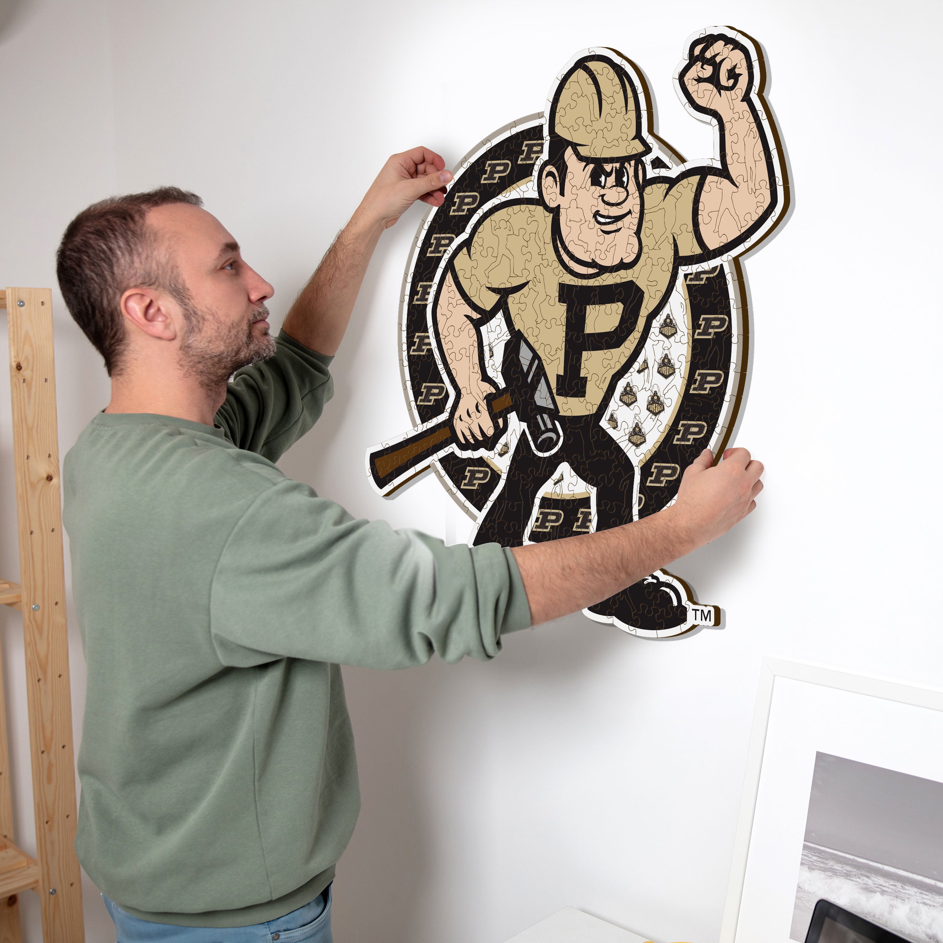 Purdue University Mascot - Wooden Puzzle