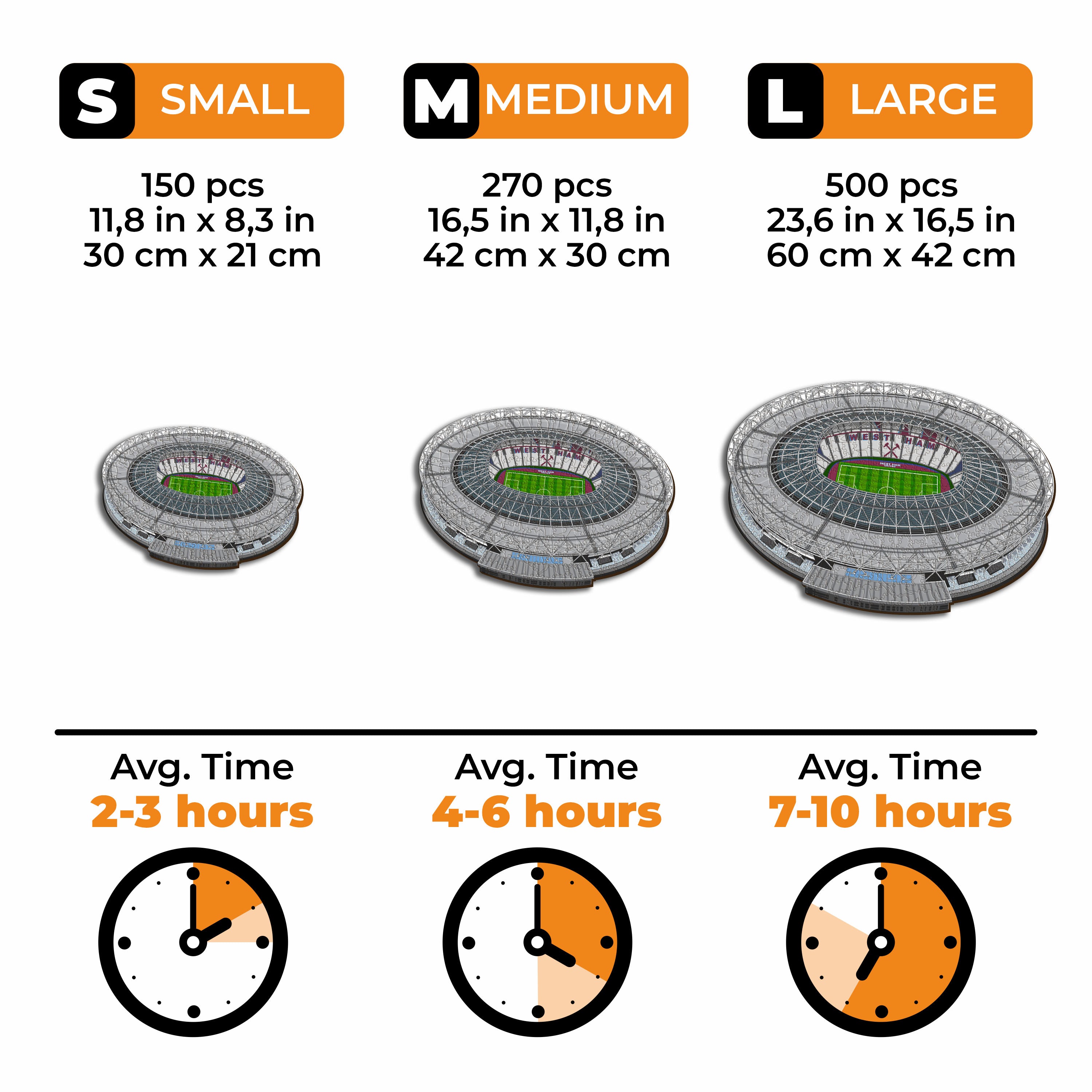 West Ham United FC® Stadium - Wooden Puzzle