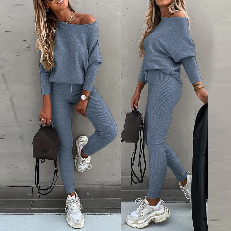 Women's 2 Piece Lounge Outfit Long Sleeve