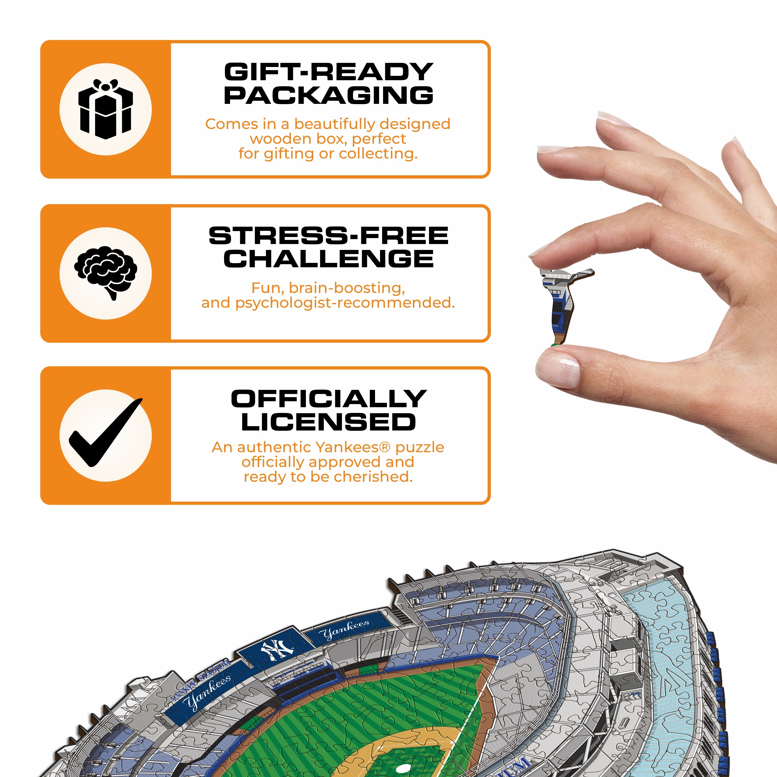 New York Yankees™ Yankee Stadium - Wooden Puzzle