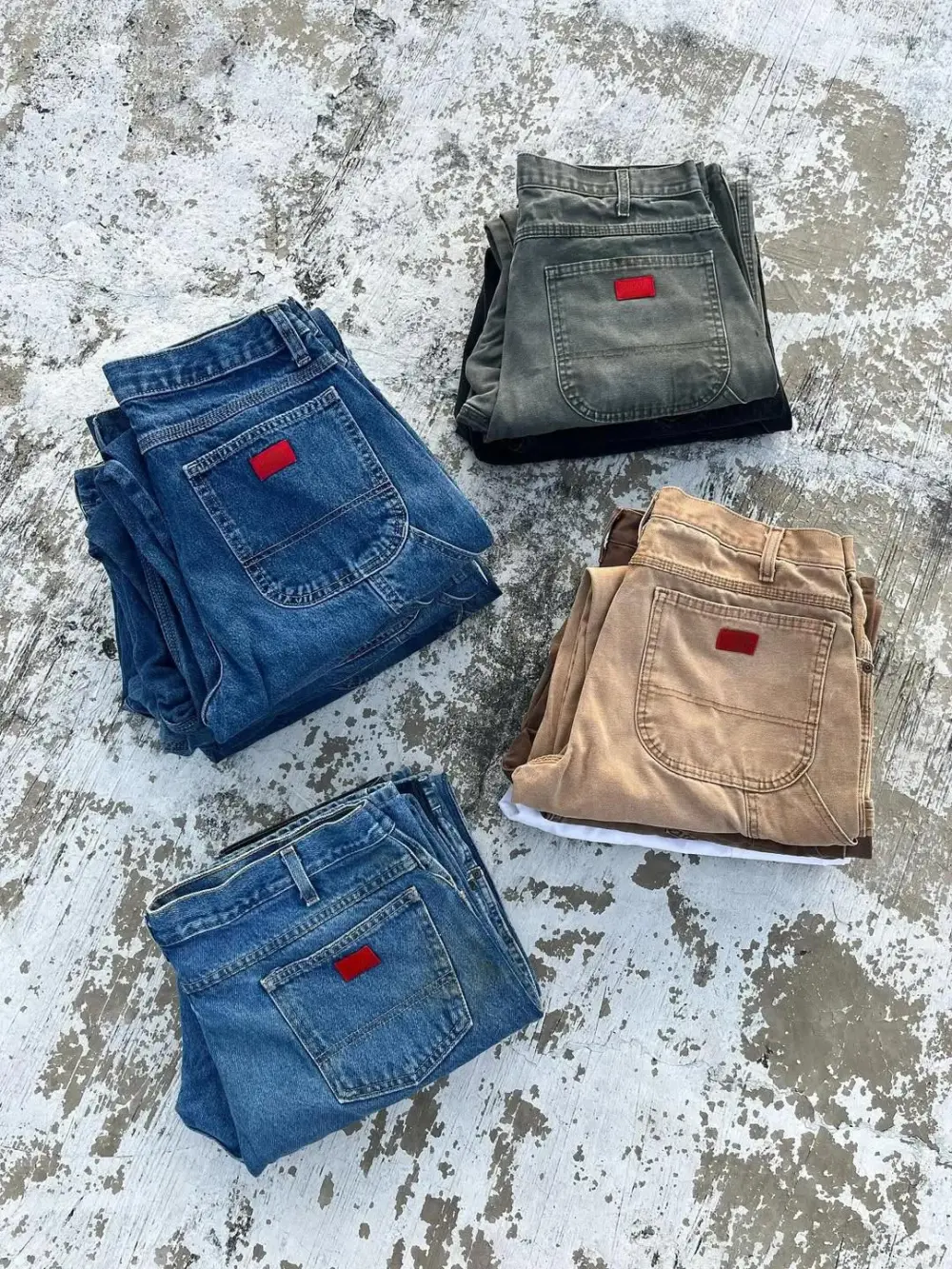 Mens 16-PACK Relaxed Fit Duck Carpenter Pants-Original 874® Work Pants