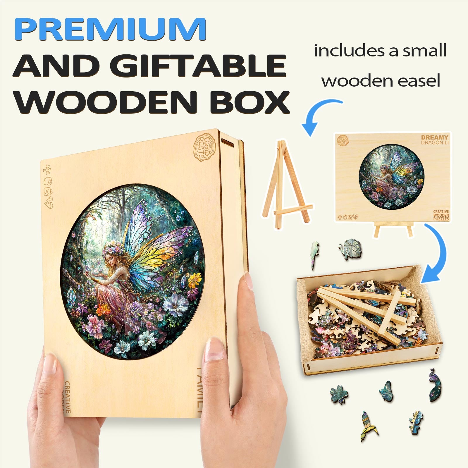 Magic Fairy Wooden Jigsaw Puzzle