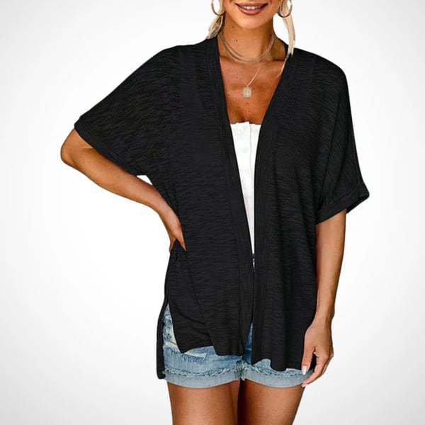 Women’s Lightweight Open-Front Batwing Cardigan