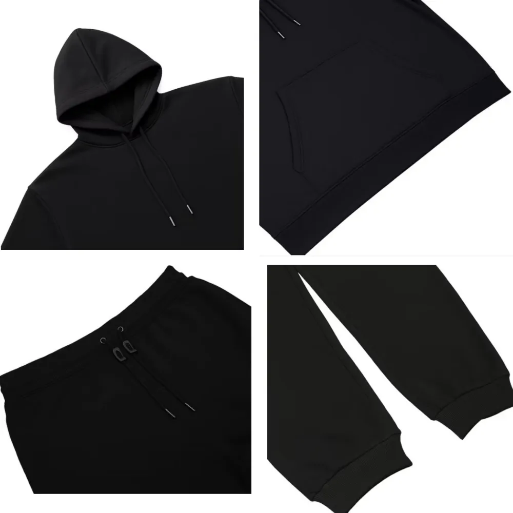 Men's Fleece-Lined Hoodie & Jogger Sets