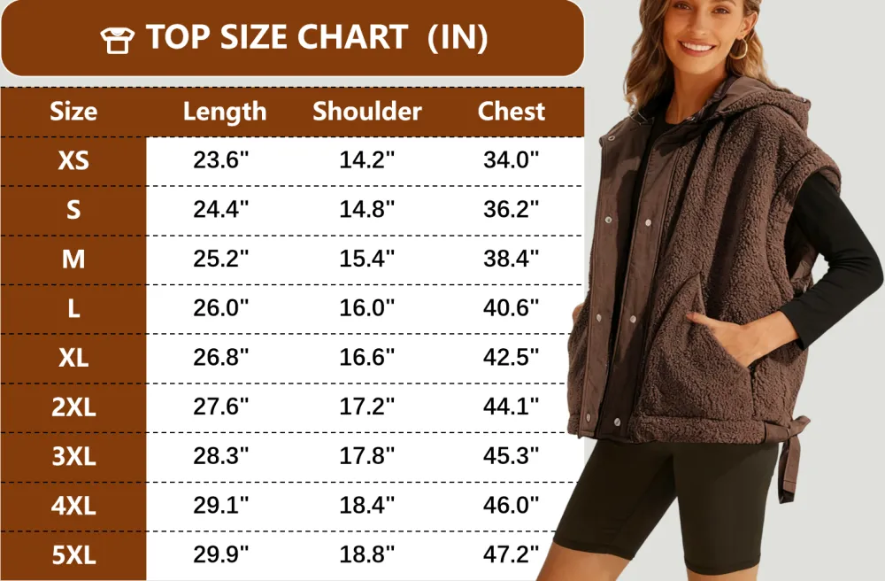 Warm Fleece Vest Casual Sleeveless