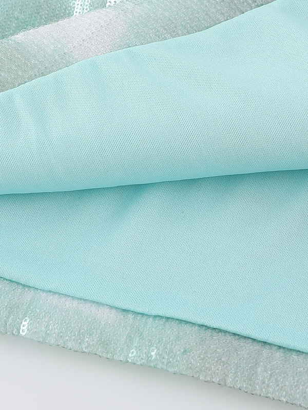 Shiny Sequinned Sleeveless Off-The-Shoulder Wrap Sexy Mini Dresses