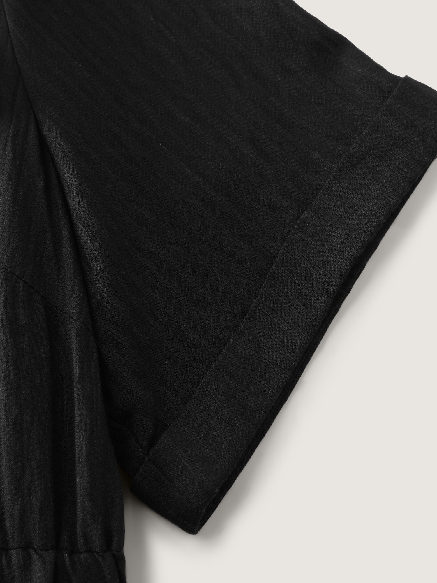 Zipper Front Collar Plain Midi Dress