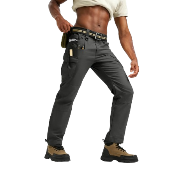 Men's Tactical Cargo Pants — Lightweight, Multi-Pocket, Water-Repellent, Ripstop (10 Pockets)