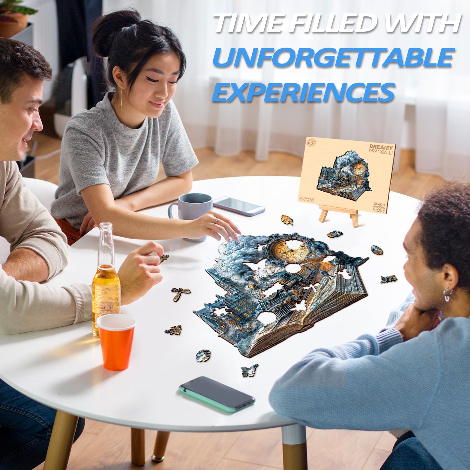 Chrono Train Wooden Jigsaw Puzzle