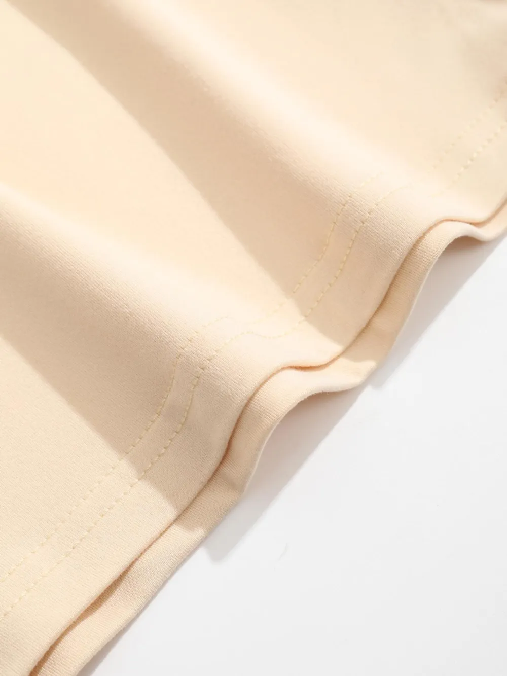 Women's Fashionable Big Size Casual Round Neck Short Sleeve Top & Loose Fit Straight Pants Set, Spring & Fall Comfortable Plain Design